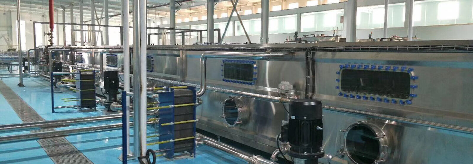 Pasteurizer tunnel