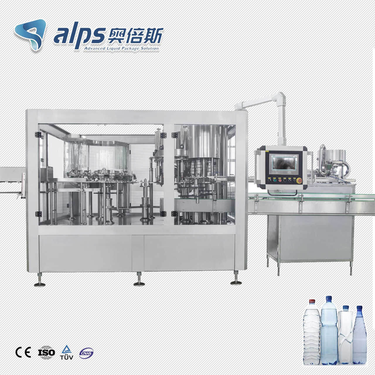 10000BPH Automatic Mineral Water Filling Machine (Model : CGF24-24-8)