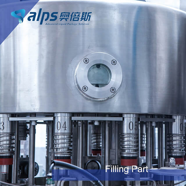 Food Factory Automatic Mineral Water Beverage Filling Machine For PET Bottles