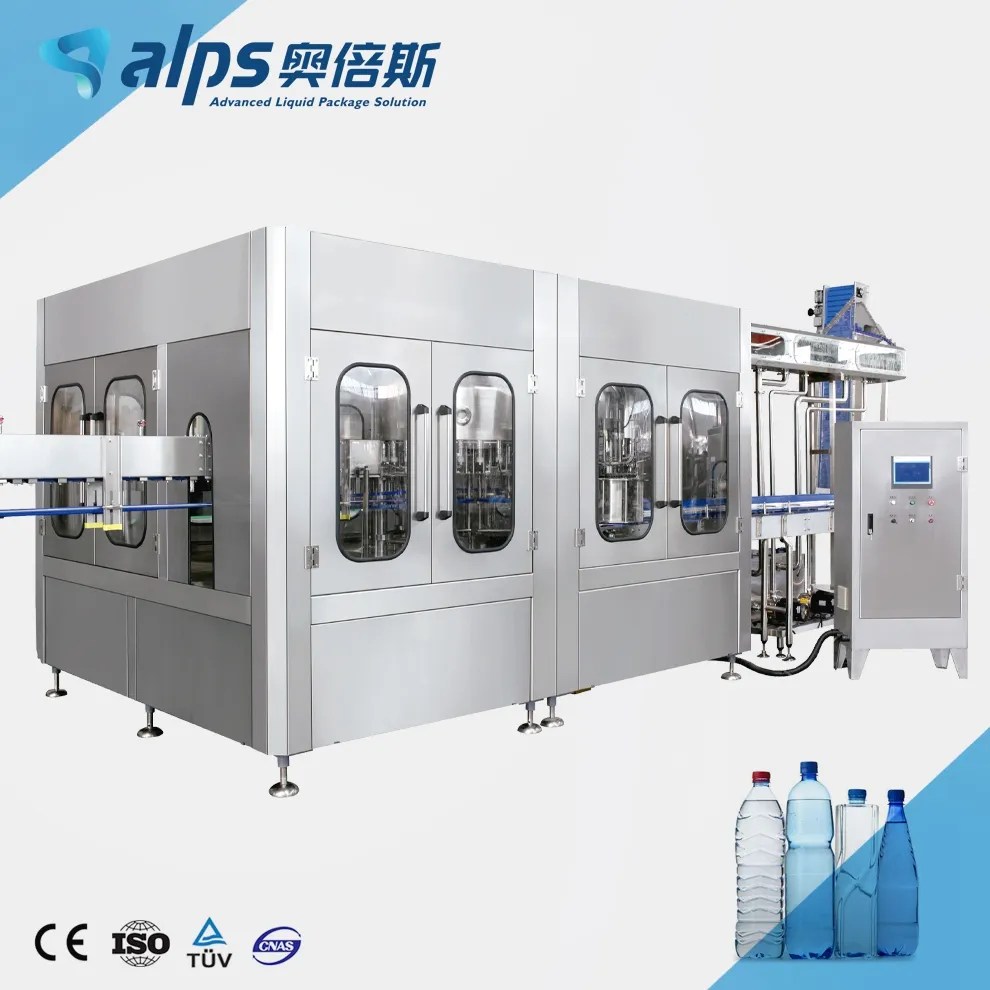 12,000 BPH Fully Automatic PET Bottle Washing-Filling-Capping 3-in-1 Production Line for Mineral/Pure Water